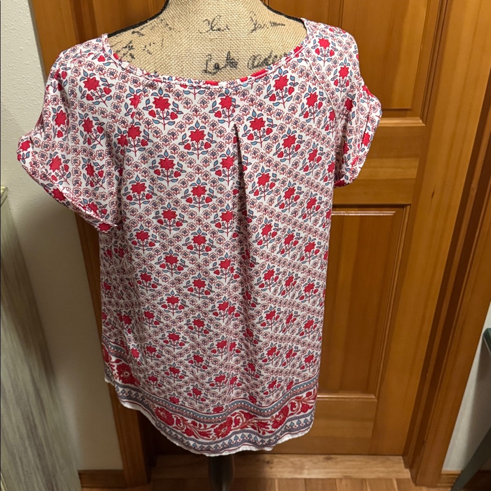 Max Studio Boho Patterned Blouse - image 6